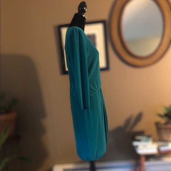 Nordstrom Gallery Vintage Dress 100% Silk - Picture 2 of 6